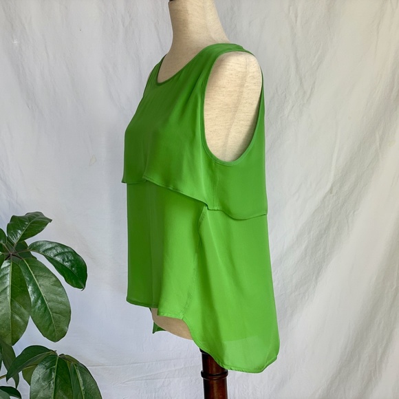 Love Token 100% Silk Tiered Tank Top - Picture 7 of 10